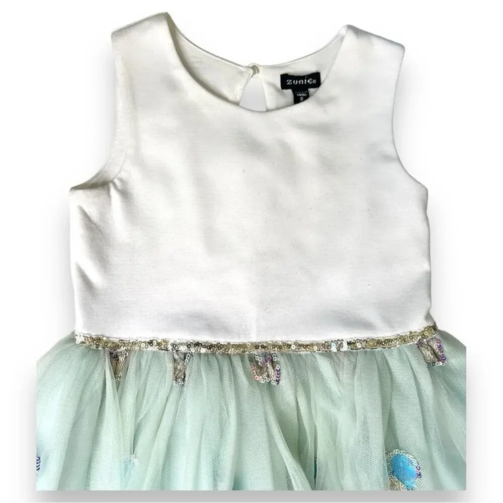 Zunie - Girls Crown Tulle Dress